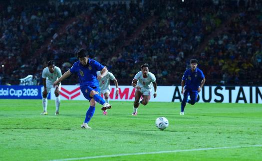 Thắng thuyết phục Myanmar, ĐT Thái Lan vào bán kết ASEAN Cup 2026 với thành tích toàn thắng