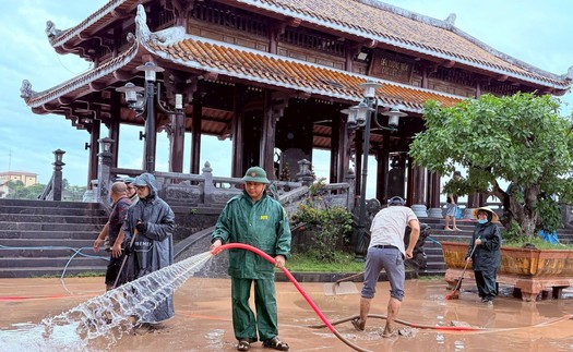 Quảng Trị khẩn trương khắc phục hậu quả mưa lũ tại các điểm di tích ven sông Thạch Hãn