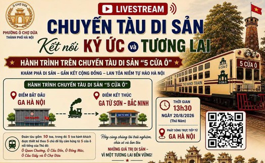 Di sản Hà Nội cùng "lên sóng" giữa 100 ngày chuyển đổi số (kỳ 1): Khi ký ức "lên tàu"
