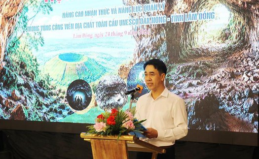 Nâng cao năng lực quản lý Công viên địa chất toàn cầu UNESCO Đắk Nông