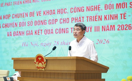 Thủ tướng chủ trì phiên họp chuyên đề về khoa học, công nghệ, đổi mới sáng tạo và chuyển đổi số đóng góp cho phát triển kinh tế - xã hội