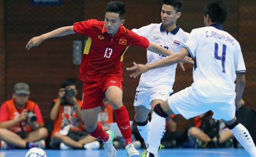 Futsal Việt Nam nhận 'thất bại kép' trước Thái Lan