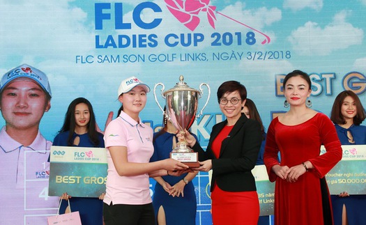 Golf thủ 17 tuổi người Hàn Quốc vô địch giải FLC Ladies Cup 2018