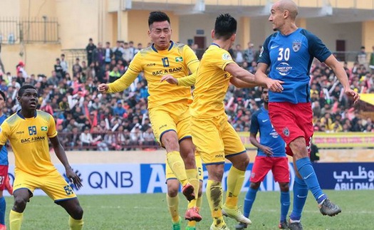 Video clip highlights bàn thắng trận SLNA 2-0 Johor Darul Ta'zim