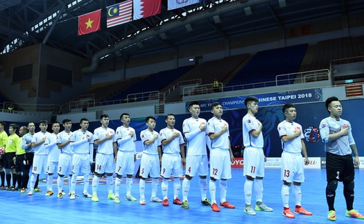 Link trực tiếp bóng đá futsal Việt Nam vs Đài Bắc Trung Hoa (18h00, 5/2)