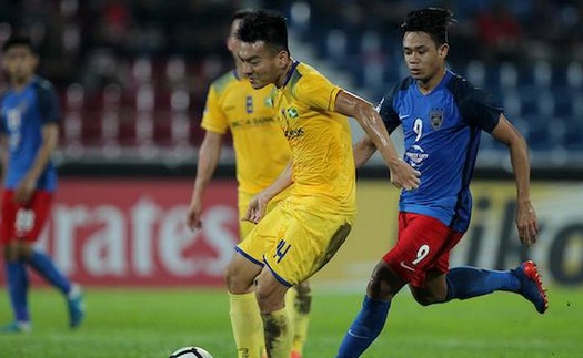 Video clip bàn thắng Johor Darul Ta'zim 3-2 SLNA: Thất bại đáng tiếc