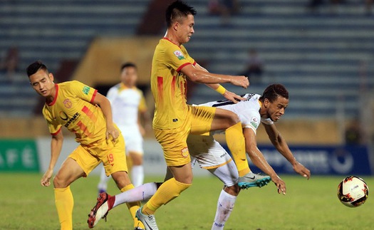 Video clip highlight bàn thắng SLNA 2-1 Quảng Nam