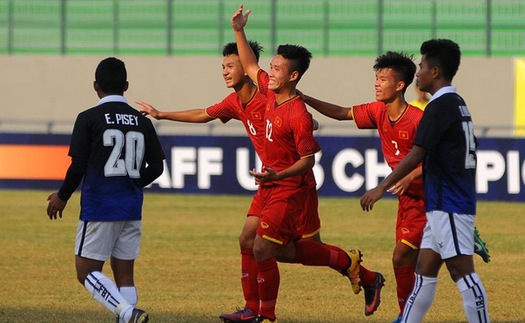 Bảng A giải U16 Đông Nam Á: U16 Việt Nam phải thắng Myanmar mới đi tiếp