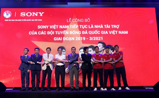 Sony sát cánh cùng các đội tuyển bóng đá quốc gia Việt Nam