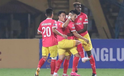 Cập nhật trực tiếp bóng đá V-League hôm nay: SLNA vs Hà Tĩnh. Bình Định vs Thanh Hóa