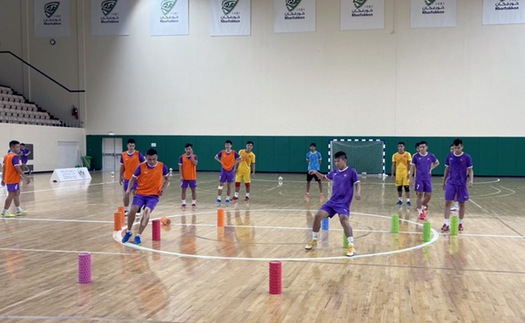 Tuyển futsal Việt Nam sẵn sàng cho trận play-off tranh vé dự World Cup