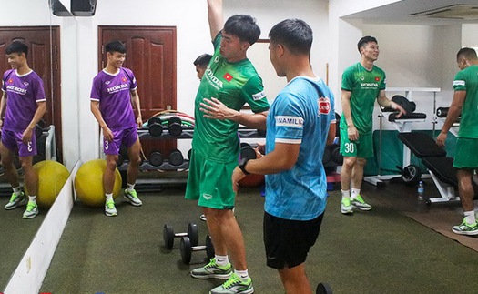 U23 Việt Nam ‘vùi mình’ trong phòng GYM, chờ gặp Singapore