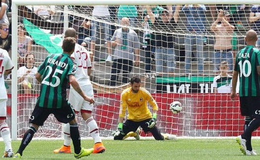 Video clip highlights bàn thắng trận Sassuolo 0-2 AC Milan