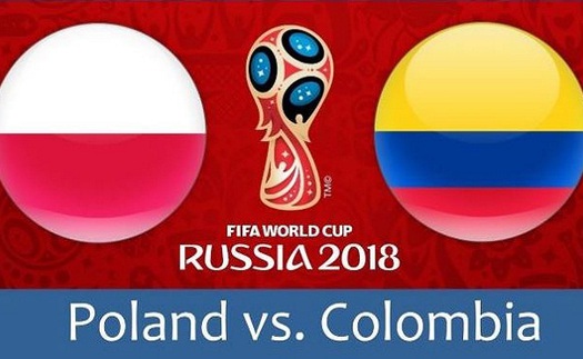 Link xem trực tiếp Ba Lan vs Colombia (1h00, 25/6)