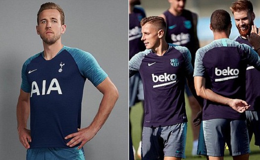 Áo đấu của Tottenham bị chê thậm tệ vì giống… áo tập Barca