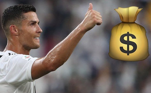 Ronaldo nhận lương cao nhất Serie A, nhiều gấp 3 lần người đứng thứ hai