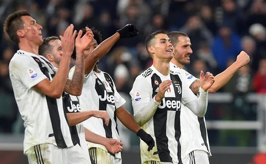 Juventus 2-0 SPAL: Ronaldo lại ghi bàn, dẫn đầu danh sách vua phá lưới Serie A