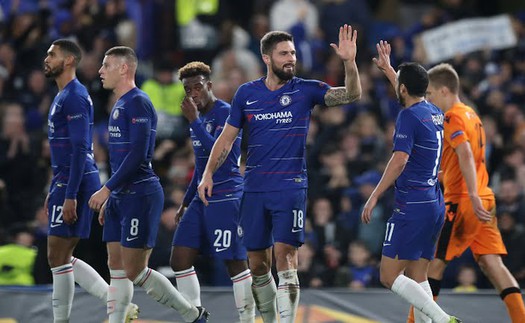 Video clip bàn thắng Chelsea 4-0 PAOK: Giroud lập cú đúp, Chelsea vẫn toàn thắng