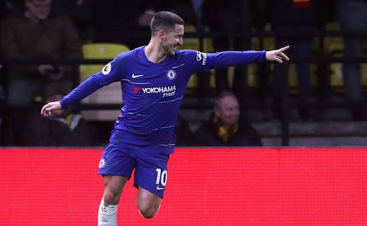 VIDEO Watford 1-2 Chelsea: Hazard lập cú đúp, gia nhập CLB 100