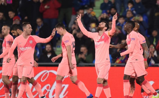 Video Getafe 1-2 Barca: Messi và Suarez tỏa sáng, Barcelona bỏ xa nhóm bám đuổi