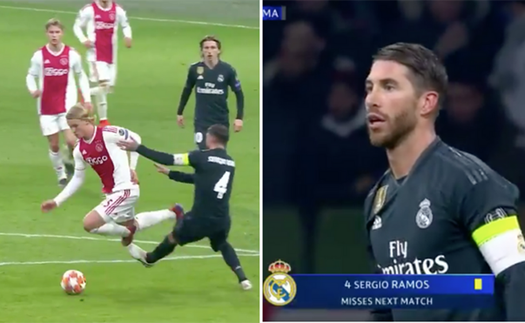 Sergio Ramos xứng danh ‘bậc thầy của nghệ thuật hắc ám’ vì hành động này ở phút 89