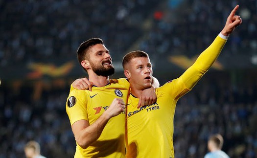 Video Malmo 1-2 Chelsea: Barkley và Giroud giữ lại ghế cho Sarri