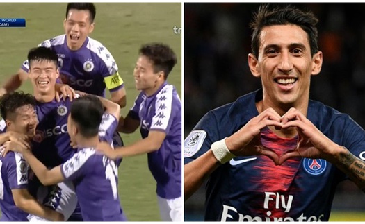 Di Maria ‘thích’ siêu phẩm sút xa của Duy Mạnh ở AFC Cup