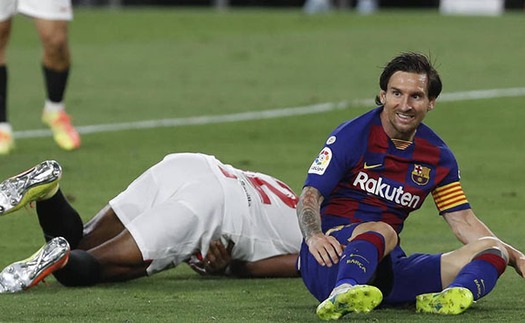 Sevilla 0-0 Barcelona: Messi tịt ngòi, Barca bị Real rút ngắn khoảng cách