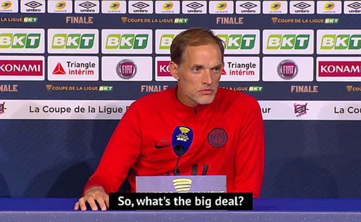 Hàng công PSG sa sút, HLV Thomas Tuchel nổi giận với... phóng viên