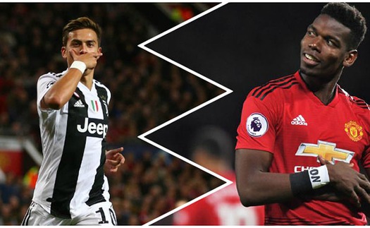 Juventus đề nghị MU đổi Pogba lấy Dybala