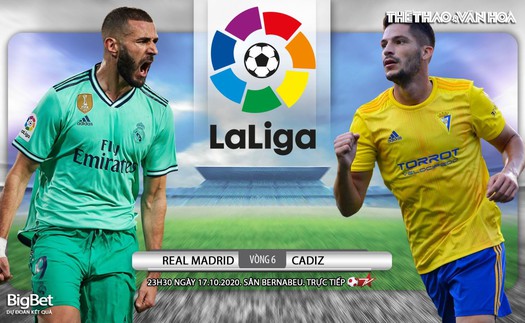 Soi kèo nhà cái Real Madrid vs Cadiz. Vòng 6 La Liga. Trực tiếp BĐTV