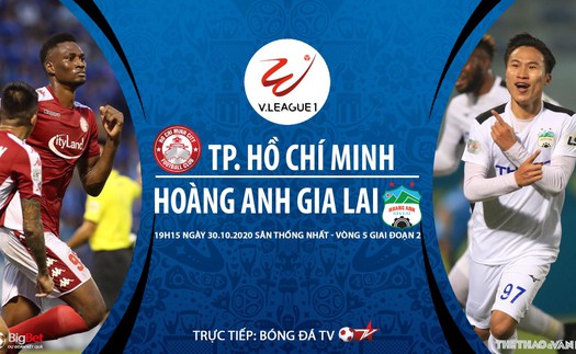 Soi kèo nhà cái. TPHCM vs HAGL. Trực tiếp bóng đá Việt Nam 2020