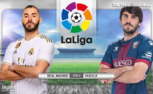 Soi kèo nhà cái Real Madrid vs Huesca. Vòng 8 La Liga. Trực tiếp BĐTV