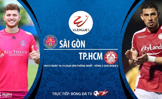 Soi kèo nhà cái. Sài Gòn vs TP Hồ Chí Minh. Trực tiếp bóng đá Việt Nam 2020