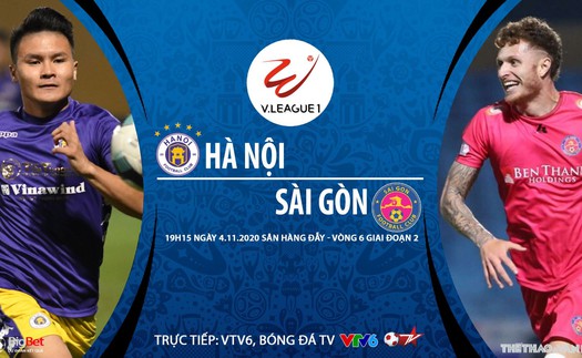 Soi kèo nhà cái Hà Nội vs Sài Gòn. Trực tiếp bóng đá Việt Nam 2020