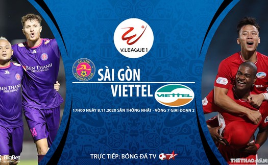 Soi kèo nhà cái Sài Gòn vs Viettel. Trực tiếp bóng đá Việt Nam