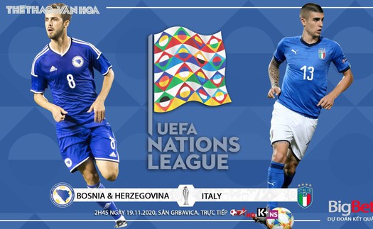 Soi kèo nhà cái Bosnia vs Italy. Vòng bảng UEFA Nations League