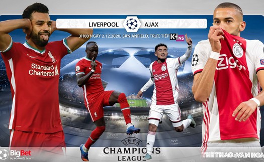 Soi kèo nhà cái Liverpool vs Ajax. Vòng bảng Champions League