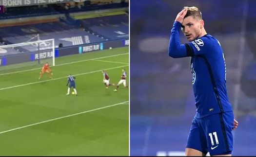 Chelsea: Werner bị gọi là 'hàng hớ' sau pha bỏ lỡ khó tin trước West Ham