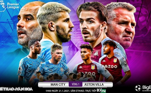 Soi kèo nhà cái Man City vs Aston Villa. Đá bù vòng 1 giải Ngoại hạng Anh