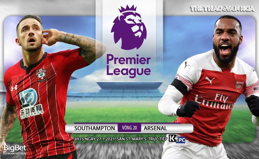 Soi kèo nhà cái Southampton vs Arsenal. Vòng 20 giải Ngoại hạng Anh