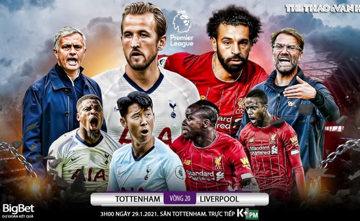 Soi kèo nhà cái Tottenham vs Liverpool. K+PM trực tiếp bóng đá Ngoại hạng Anh