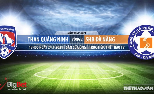 Soi kèo nhà cái Quảng Ninh vs Đà Nẵng. TTTV trực tiếp bóng đá Việt Nam 2021