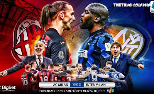 Soi kèo nhà cái Milan vs Inter. FPT Play trực tiếp bóng đá Italia Serie A