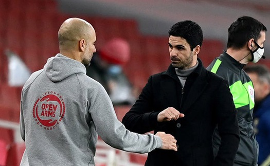 Mikel Arteta thừa nhận sai lầm khi đối đầu với Pep Guardiola