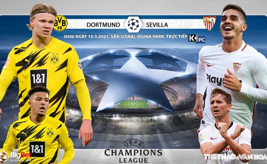 Soi kèo nhà cái Dortmund vs Sevilla. Lượt về vòng 1/8 Cúp C1 châu Âu