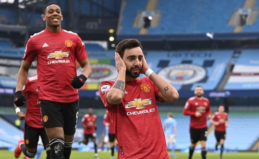 MU: Bruno Fernandes đáp trả chỉ trích sau trận thắng Man City