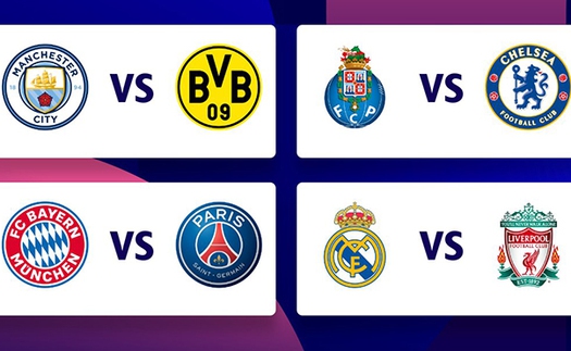 Tứ kết Champions League: Bayern tái đấu PSG. Liverpool đụng độ Real