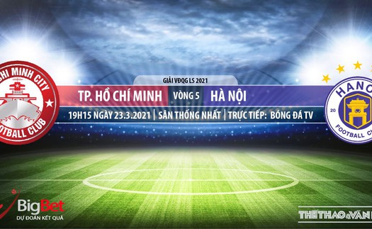 Soi kèo nhà cái TPHCM vs Hà Nội. BĐTV trực tiếp bóng đá Việt Nam