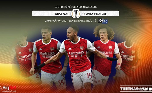 Soi kèo nhà cái Arsenal vs Slavia Praha. K+PM trực tiếp bóng đá cúp C2 châu Âu